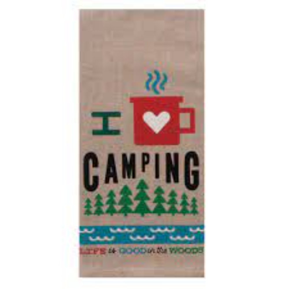 KAY DEE DESIGNS Love Camping Cotton Tea Towel NWT